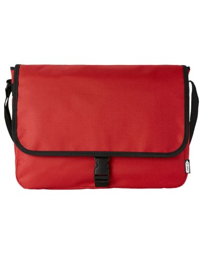 Borsa a tracolla Omaha in plastica riciclata Rosso
