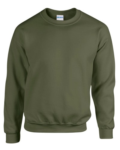 Felpa girocollo di peso medio Softstyle Military Green