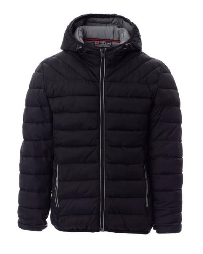 Piumino da uomo con cappuccio Freetime Nero