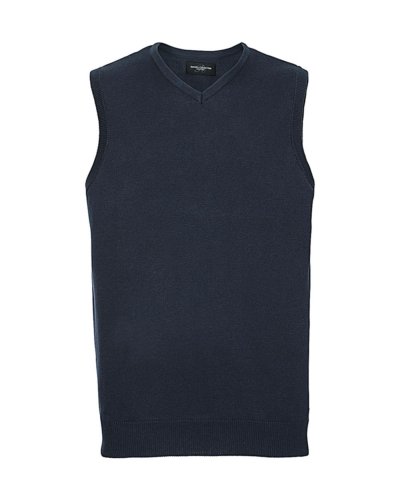 Gilet uomo con scollatura a V French Navy