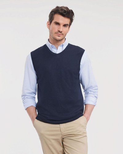 Gilet uomo con scollatura a V
