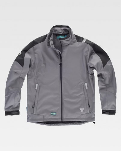 Giacca Workshell bicolore Future GREY / BLACK