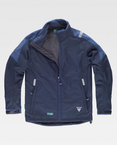 Giacca Workshell bicolore Future NAVY / ROYAL BLUE