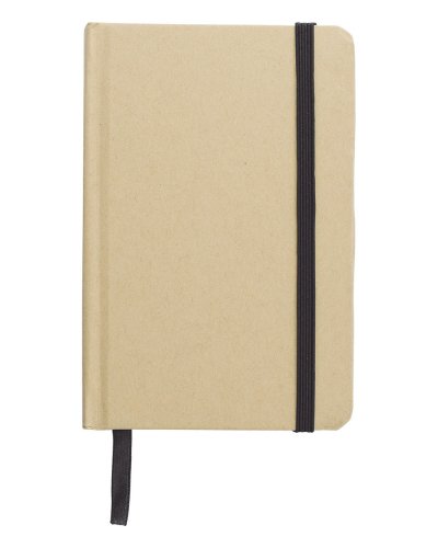 Taccuino formato A6 in carta riciclata John Nero