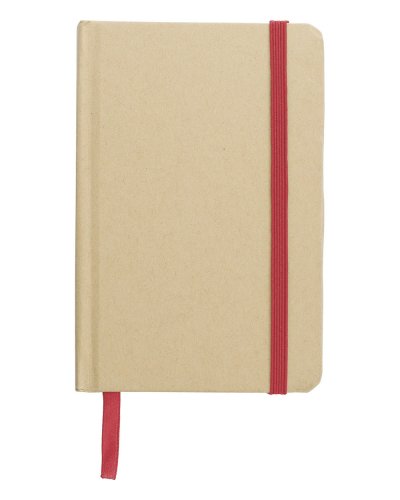 Taccuino formato A6 in carta riciclata John Rosso