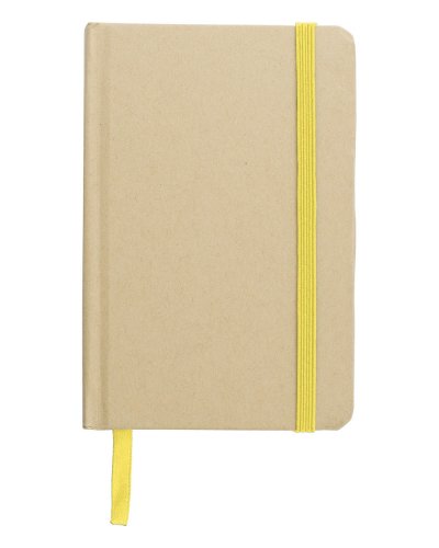 Taccuino formato A6 in carta riciclata John Giallo