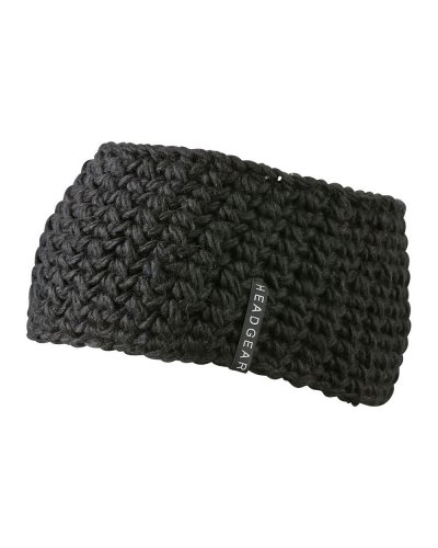 Crocheted Headband Black