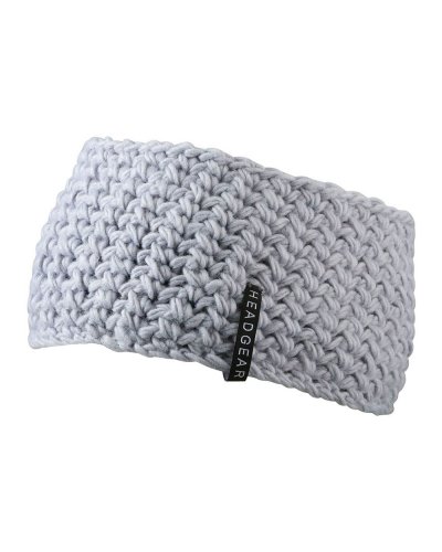 Crocheted Headband Silver