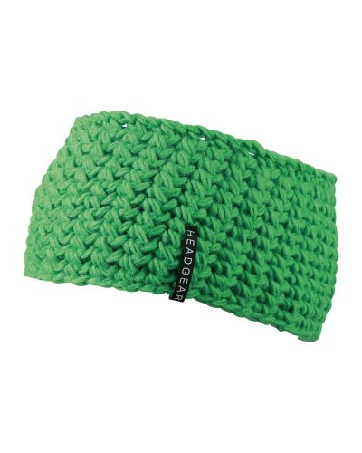Crocheted Headband Lime Green