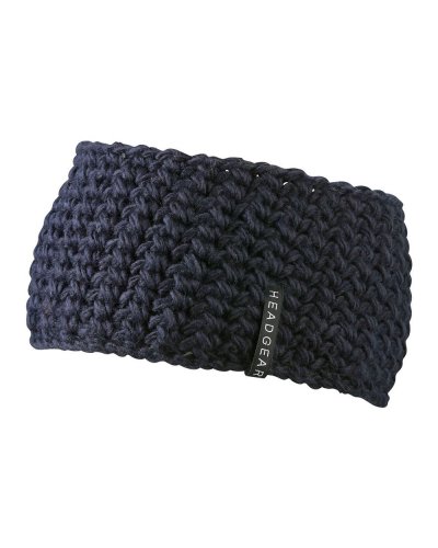 Crocheted Headband Navy