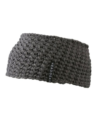 Crocheted Headband Carbon