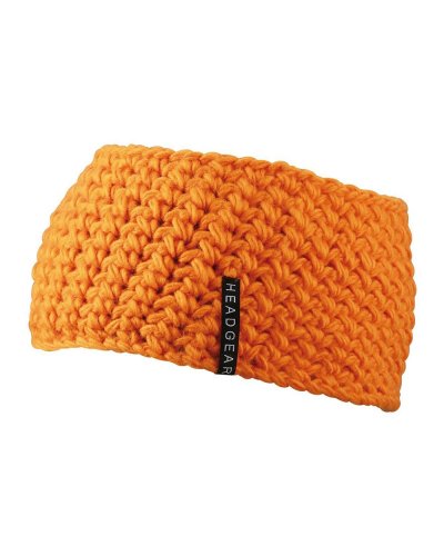 Crocheted Headband Orange