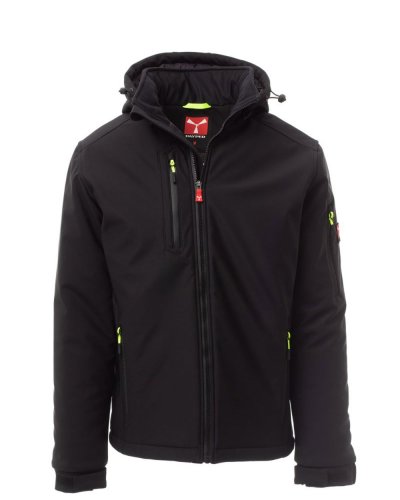 Soft shell 3 strati da uomo Creek pad Nero/Nero