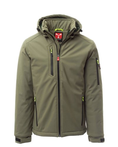 Soft shell 3 strati da uomo Creek pad Verde Militare