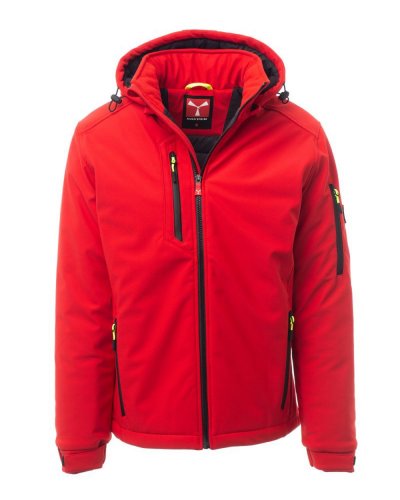 Soft shell 3 strati da uomo Creek pad Rosso/Nero