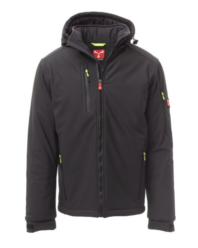 Soft shell 3 strati da uomo Creek pad Antracite/nero