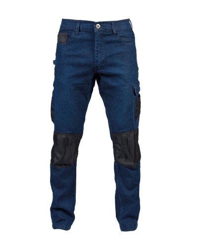 Pantalone jeans multitasche elasticizzato Denver Tech Indigo