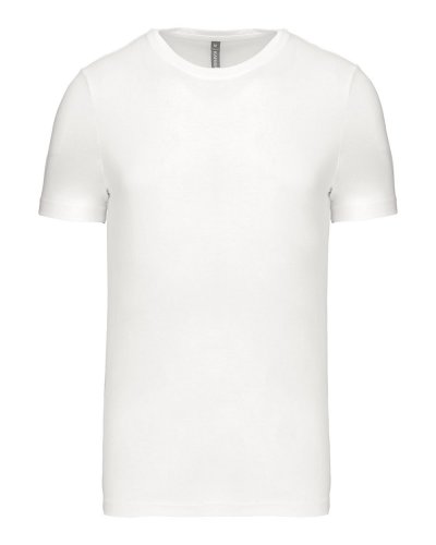 T-shirt uomo manica corta girocollo Kariban White