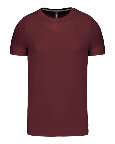 T-shirt uomo manica corta girocollo Kariban Wine