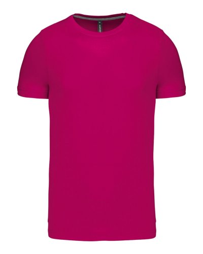 T-shirt uomo manica corta girocollo Kariban Fuchsia