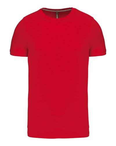 T-shirt uomo manica corta girocollo Kariban Red