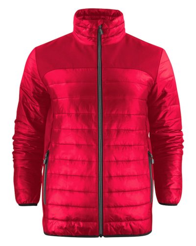 Piumino leggero con inserti in softshell Expedition Rosso