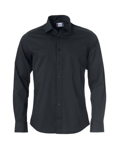 Camicia manica lunga Clark Nero
