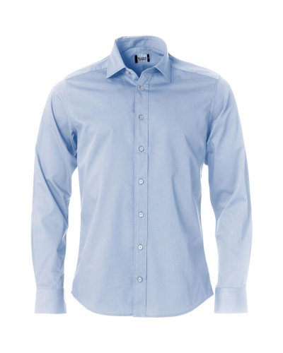 Camicia manica lunga Clark Azzurro