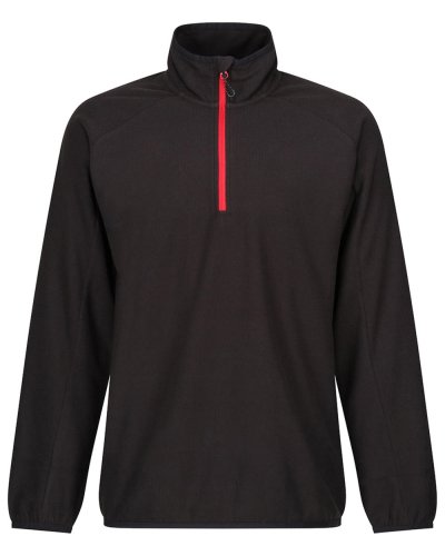 Pile Navigate mezza zip Black/Classic Red