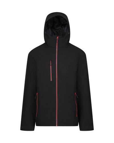 Giacca impermeabile Navigate Black/Classic Red