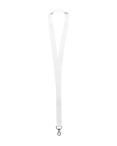 Laccio da collo lanyard Maqu Bianco