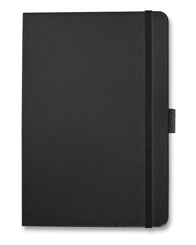 Quaderno con copertina soft con elastico e portapenna A5 NOTYPEN-M Nero
