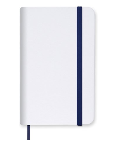 Quaderno A6 NOTYSOFT-SB Bianco / Blu Navy