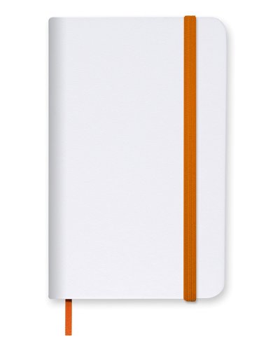 Quaderno A6 NOTYSOFT-SB Bianco / Arancio