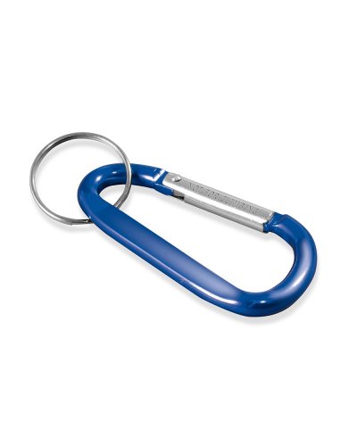 Portachiavi in metallo con moschettone Rocky