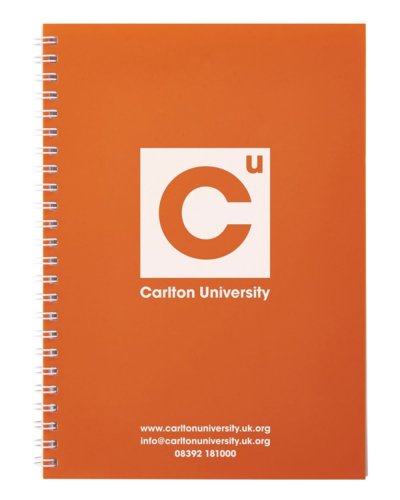 Block notes A5 Rothko Arancio / Bianco