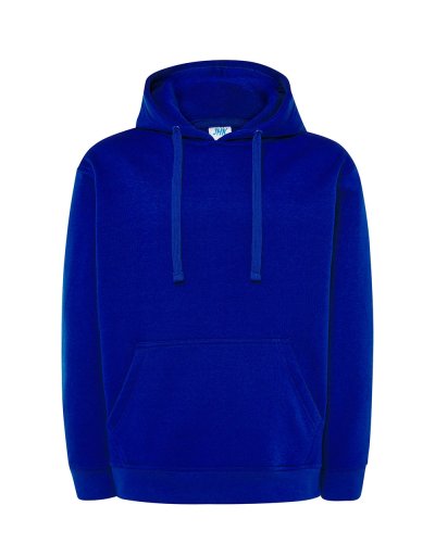 Felpa uomo cappuccio leggera french terry Royal Blue