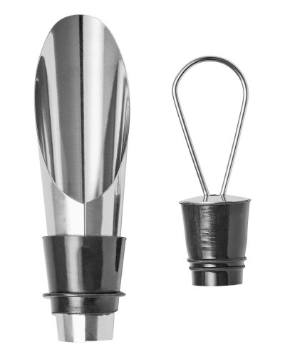 Set da vino 2 accessori in acciaio inox Dale