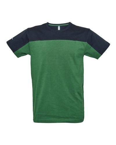 T-shirt manica corta bicolore Oviedo Green / Black