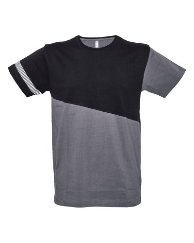 T-shirt manica corta bicolore Maastricht Grey/Black