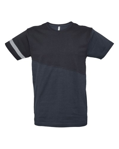 T-shirt manica corta bicolore Maastricht Navy/Black