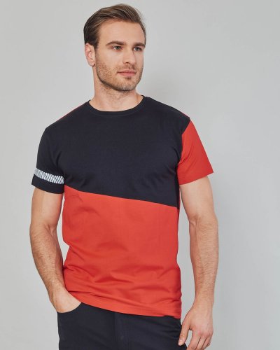 T-shirt manica corta bicolore Maastricht