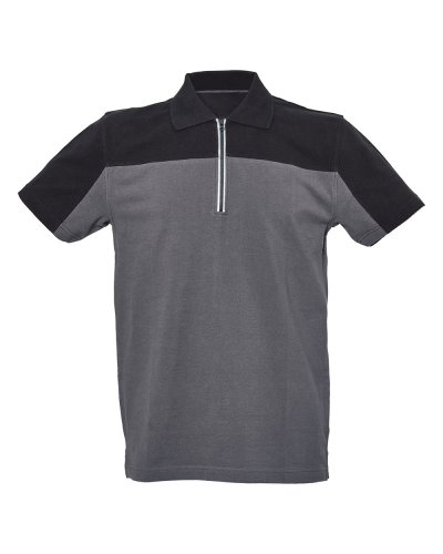 Polo manica corta bicolore Gorizia Grey/Black