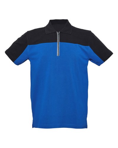 Polo manica corta bicolore Gorizia Royal / Black