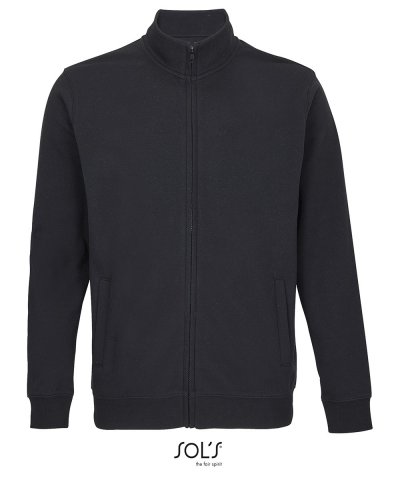 Felpa unisex full zip Cooper Nero