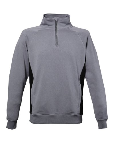 Felpa con collo a lupetto Wisconsin Grey/Black
