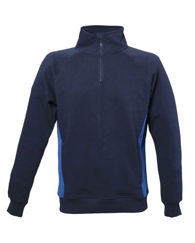 Felpa con collo a lupetto Wisconsin Navy / Royal