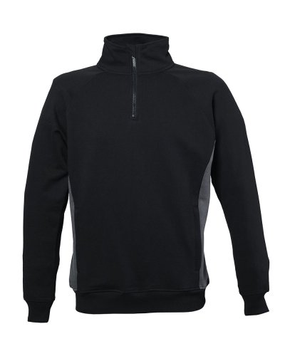 Felpa con collo a lupetto Wisconsin Black / Grey