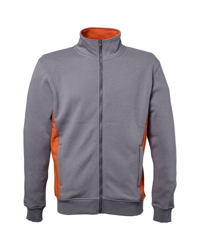 Felpa con collo a lupetto Minnesota Grey / Orange