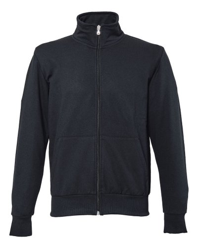 Felpa made in Italy in french terry elasticizzata Dalmazia Black